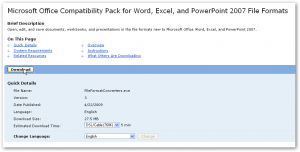 Microsoft-compatibility-pack
